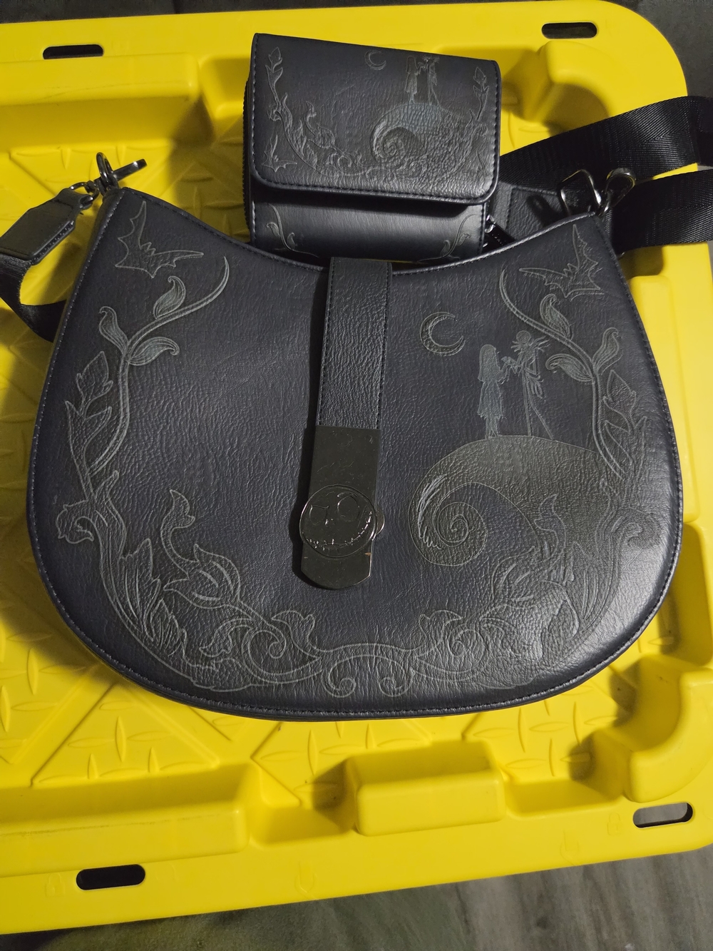 Nightmare Before Christmas Crossbody Bag with Matching Wallet